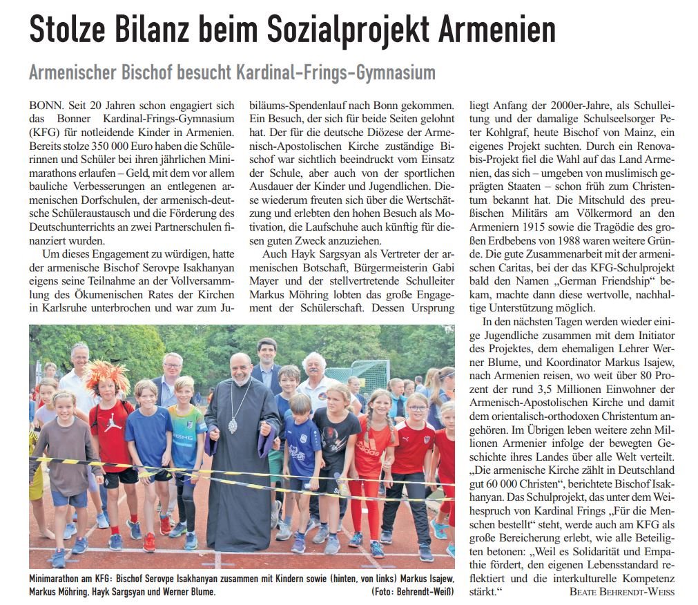 Kirchenzeitung Minimarathon